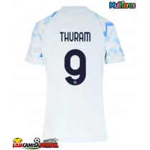 Camisa de Futebol Inter Milan Marcus Thuram #9 Equipamento Secundário Mulheres 2025-26 Manga Curta